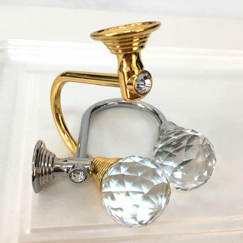 Percha De Cristal Blanco Zj Cristal Blanco