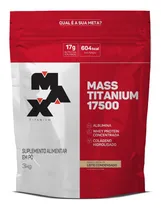 Comprar Suplemento en polvo Max Titanium Mass Titanium Refill 17500 carbohidratos Mass Titanium Refill 17500 sabor a leche condensada en una bolsita de 3 kg