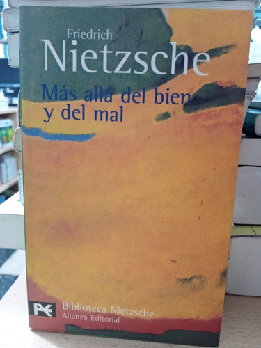 Mas Alla Del Bien Y Mal - Nietzsche - Alianza - Nuevo - Dvto