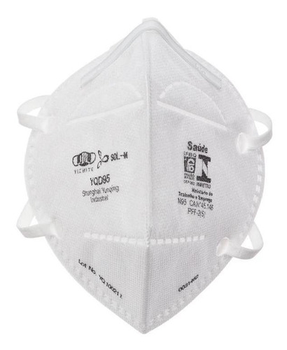 Imagem 7 de 9 de Kit 50 Máscaras N95 Proteção Respiratória Pff2 Anvisa
