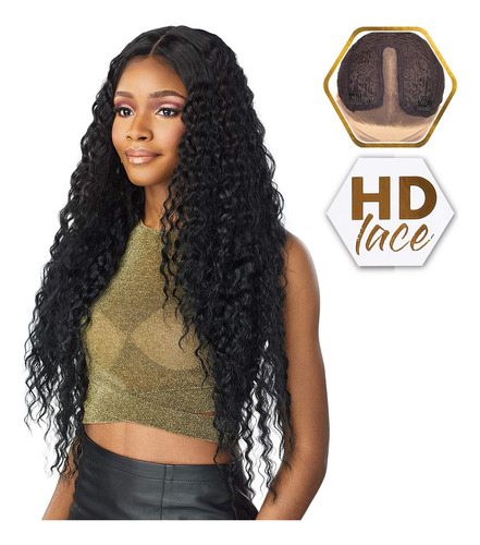 Peluca Sensationnel Synthetic Hd Con Encaje Frontal Unit 3