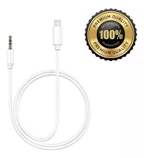 Cable Adapt P/ iPhone Lightning A Jack 3.5mm Mini Plug Audio