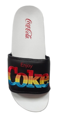 Ojotas Slide Coca Cola Coke Color Playa Hombre Mujer