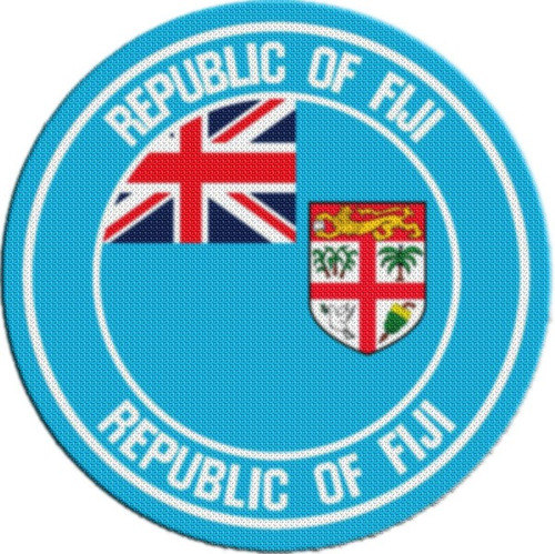 Parche Escudo Circular Fiji M01