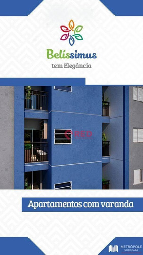 Imagem 7 de 15 de Apartamento Com 2 Dormitórios À Venda Por R$ 189.990,00 - Edifício Belíssimus - Sorocaba/sp - Ap0302