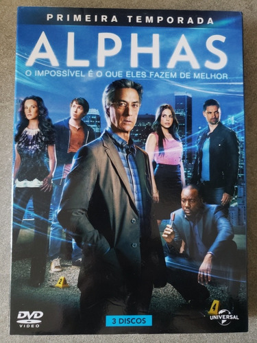 Dvd Box The Alphas Primeira Temporada Completa Usado 