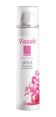 Viasek Espuma Ph 6.8 Sequedad Vaginal -higiene 75ml