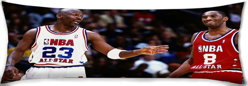 Cojin Almohada Larga Jordan Kobe Bryant Partido 45x110cm Diseño De La Tela Lisa