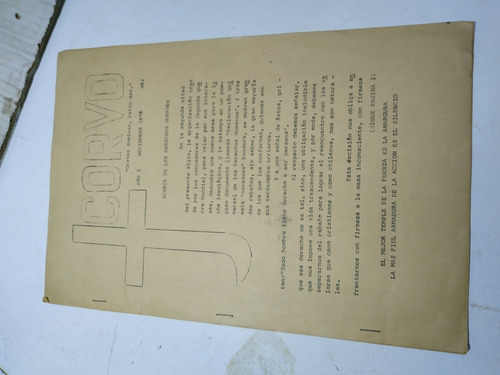 Revista Boletín Corvo 1978
