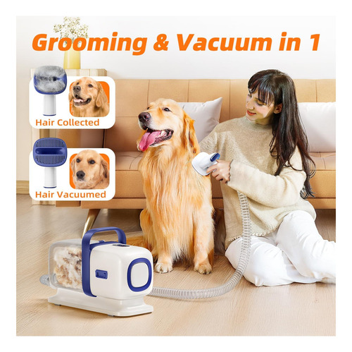 Kit De Higiene Buenkee Dog Com Aspirador Para Cortar