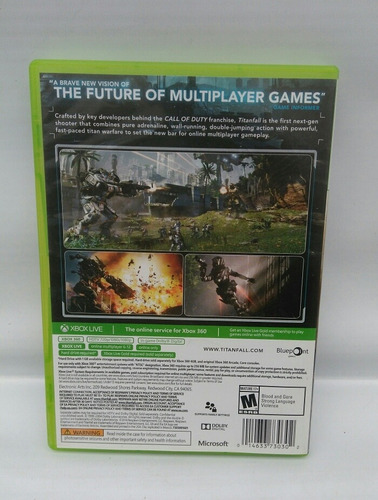 Titanfall Xbox360 Fisico Original Solo Se Juega Online