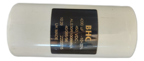 10 Capacitor Eletrólitico 4200 Uf 450v Bhc Parafuso