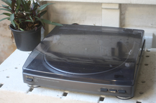 Toca Discos Hibrido Aiwa Px-e 850h Antigo Usado Funciona Cinza-escuro (Usado)