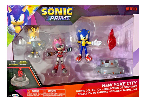 Sonic Prime Coleccion De Figuras New Yoke City Jakks Pacific