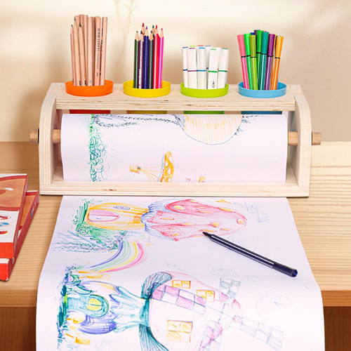 Dispensador De Rollo De Papel De Escritorio Con Pequeño