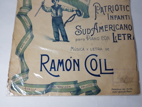 Imagen 5 de 5 de Pbt Patriótica Partitura Infantil Con Detalle Bord Mag 57592