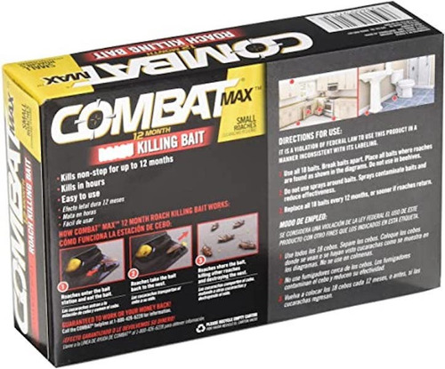 Combat Max Veneno Para Chiripas Cucarachas / 12 Estaciones
