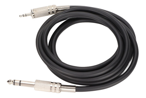Imagen 1 de 10 de Cable De 6,35 Mm Macho A 3,5 Mm Jack Auxiliar Estéreo Profes