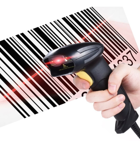 Imagem 3 de 7 de Leitor Código De Barras Com Fio Bar Code Scanner X-9300