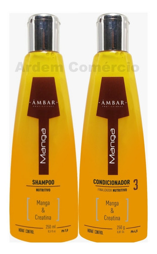 Imagem 1 de 3 de Kit Âmbar Nutritivo = Shampoo + Condicionador 250ml