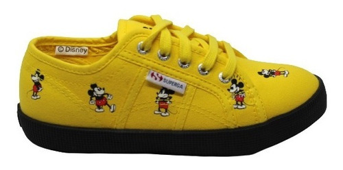 Zapatilla Niño Niña Superga Original | 2750 Disney |amarillo