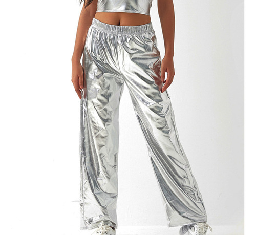 Pantalones Estilo Discoteca M Para Mujer, Diseño Urbano, Gra