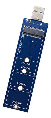 Tarjeta Adaptadora Queenly-1 Pcs Ssd M2 A Usb Adaptador M.2