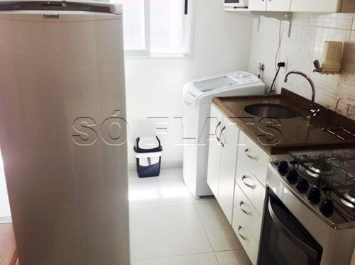 Imagem 5 de 15 de Em Moema Muito Bem Localizado, Flat Todo Mobiliado Disponível. - Sf32328