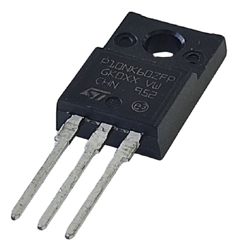 Transistor Mosfet Cn 600v 10a To-220 Stp10nk60zfp P10nk60zfp