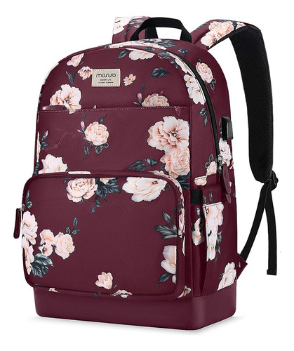 ~? Mosiso 15.6-16 Pulgadas Mochila Portátil Para Mujeres Niñ