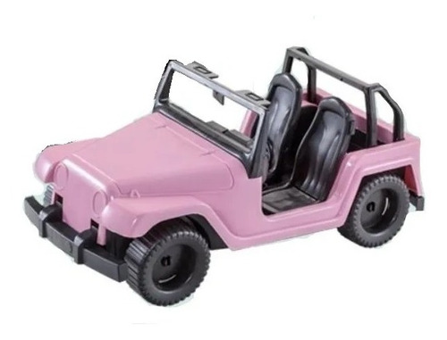 Jeep De Plástico Para Muñecas Barbie Ken Auto Casa Valente