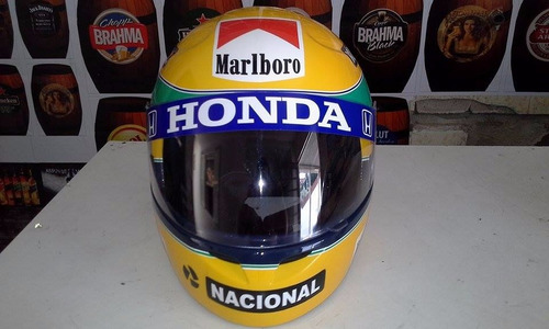 Capacete Ayrton Senna Todas As Temporadas Da F1