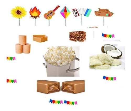 Kit Doces Sortido Festa Junina São João 200 Unidades Nº30