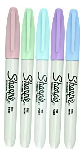 Marcador Permanente Sharpie 2155612 Colores Misticos C/5pzs