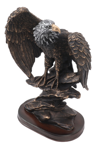 Estatua De Águila, Resina, Vívida, Ingeniosa, Duradera, Deco