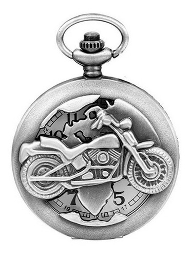 Reloj De Bolsillo Moto Harley + Estuche Dayoshop
