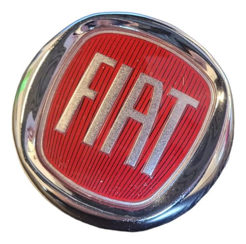 Insignia Emblema Fiat Rojo 75mm