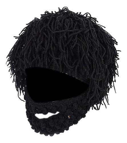 Gorro De Punto Con Barba, Gorro De Punto, Gorro De Invierno,