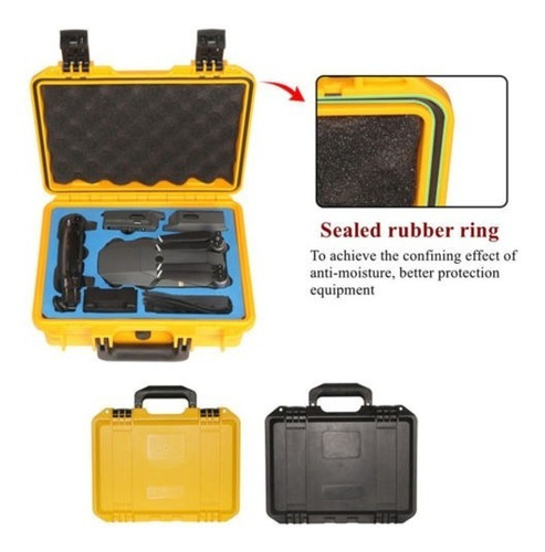 Imagen 2 de 5 de Nuevo Dji Mavic Pro Duro Maleta Caso Impermeable Amarillo De