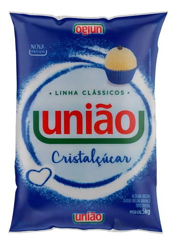 Açúcar Cristal União Cristalçúcar Clássicos Pacote 5kg