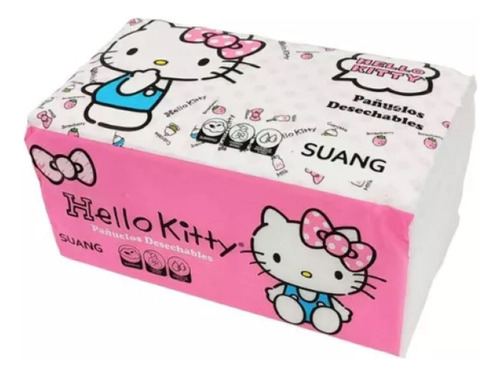 Pañuelos Desechables Hello Kitty Triple Hoja Suaves 84 Und