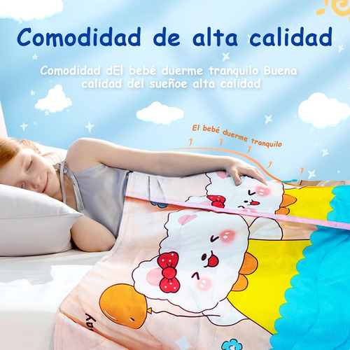 Manta Infantil De Dibujos Animados Colcha Infantil Verano Animal Print Oso Con Globo
