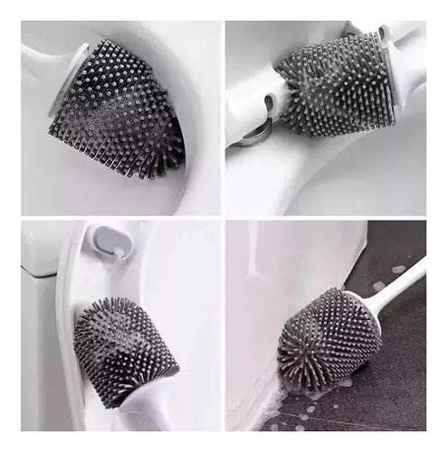 Cepillo Inodoro Water Ecoco Sistema Drenaje Limpieza Baño Blanco
