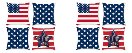 4th Of July Pillow Covers 18x18 8 Independence Day
