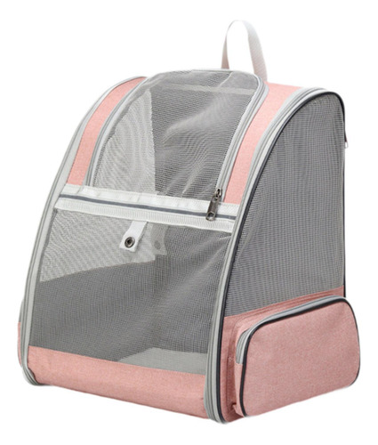 Mochila Transportadora De Mascotas Plegable Y Rosa