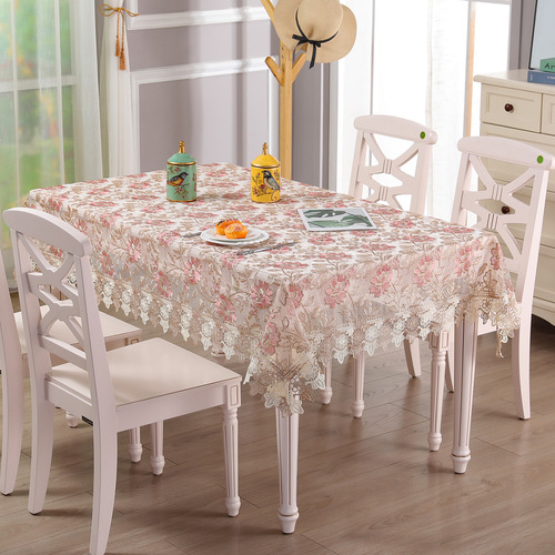 Mantel Battilo Lace Para Mesa Redondo Rectangular