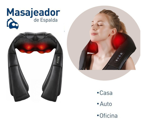 Qqp Masajeador Electrico Masaje De Espalda Cuello