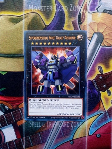 Súperdimensional Robot Galaxy Destroyer Yugi-oh! Original 