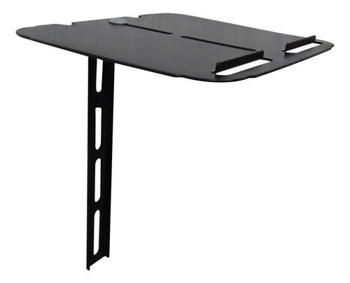 Suporte Tv Tri-articulado De 23 A 60 + Prateleira Receptor Cor Preto