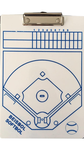 Tabla Tactica Deportiva Beisbol + Marcador Entrenador